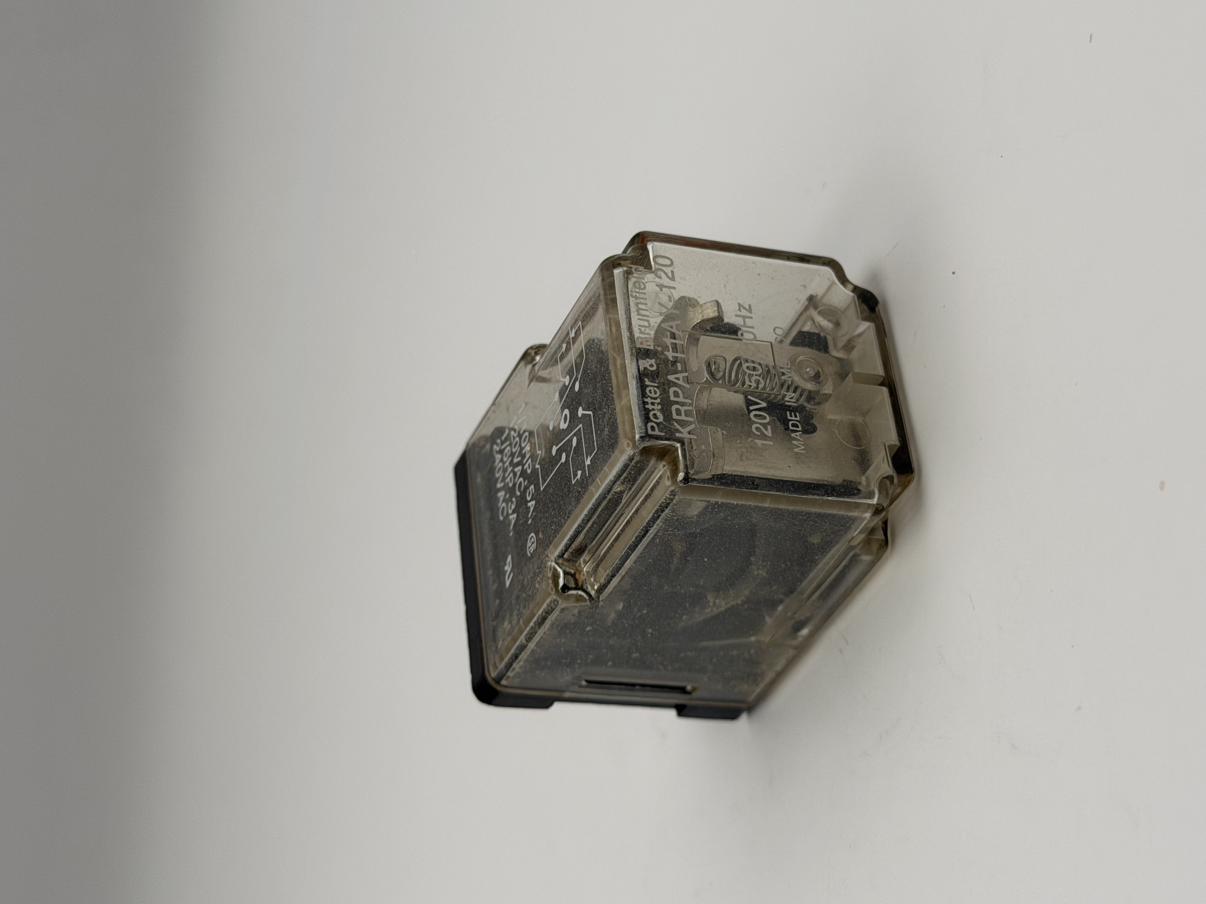 KRPA-11AY-120 120VAC DPDT General Purpose Plug-In Relay