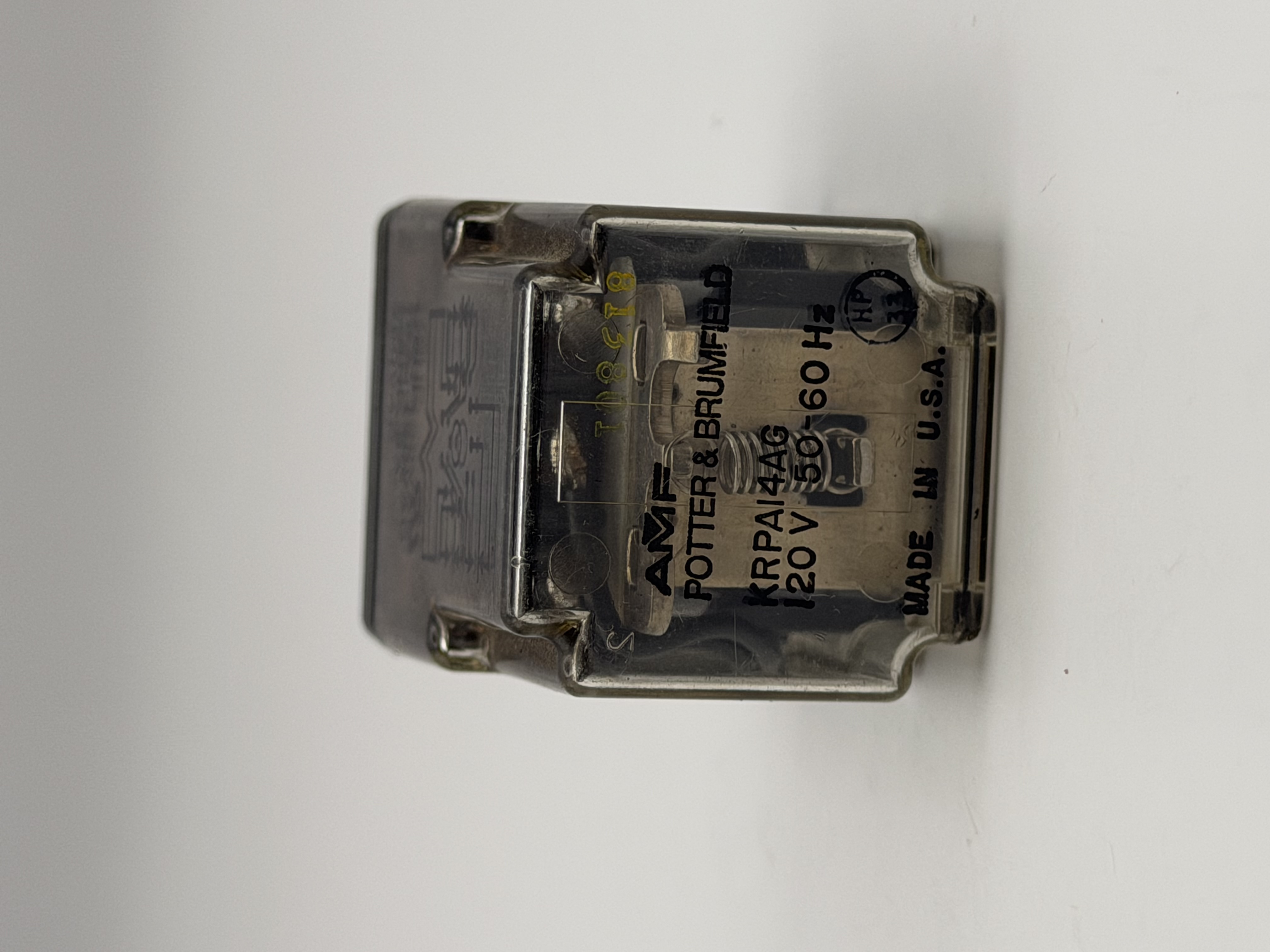 KRPA14AG 120VAC 3PDT 11-Pin General Purpose Plug-In Relay