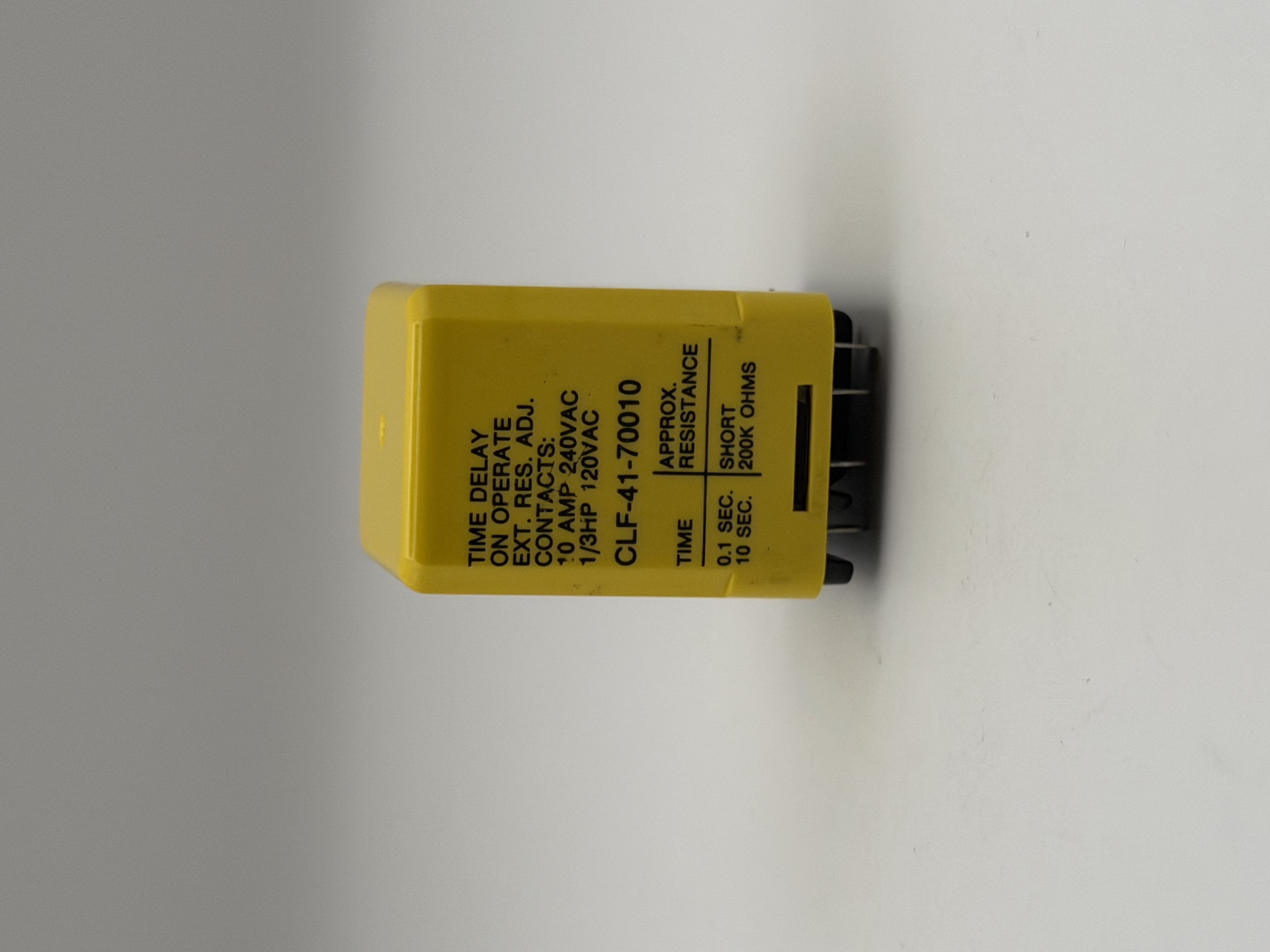 CLF-41-70010 120VAC ON Delay Time Delay Relay 10A