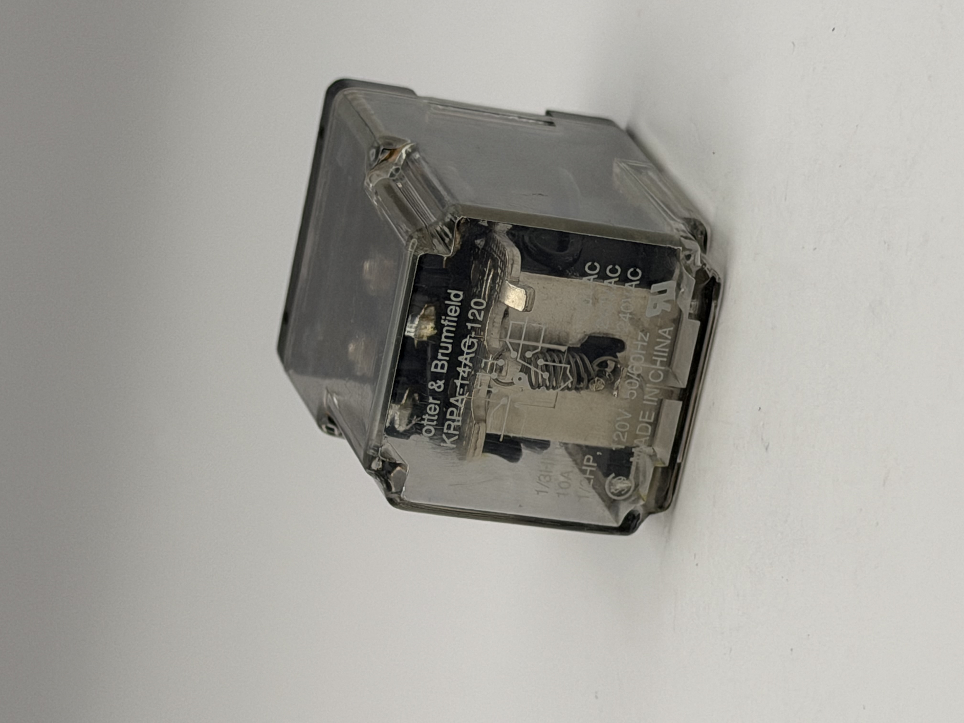 KRPA-14AG-120 120VAC 3PDT 11-Pin 10A Plug-In Relay