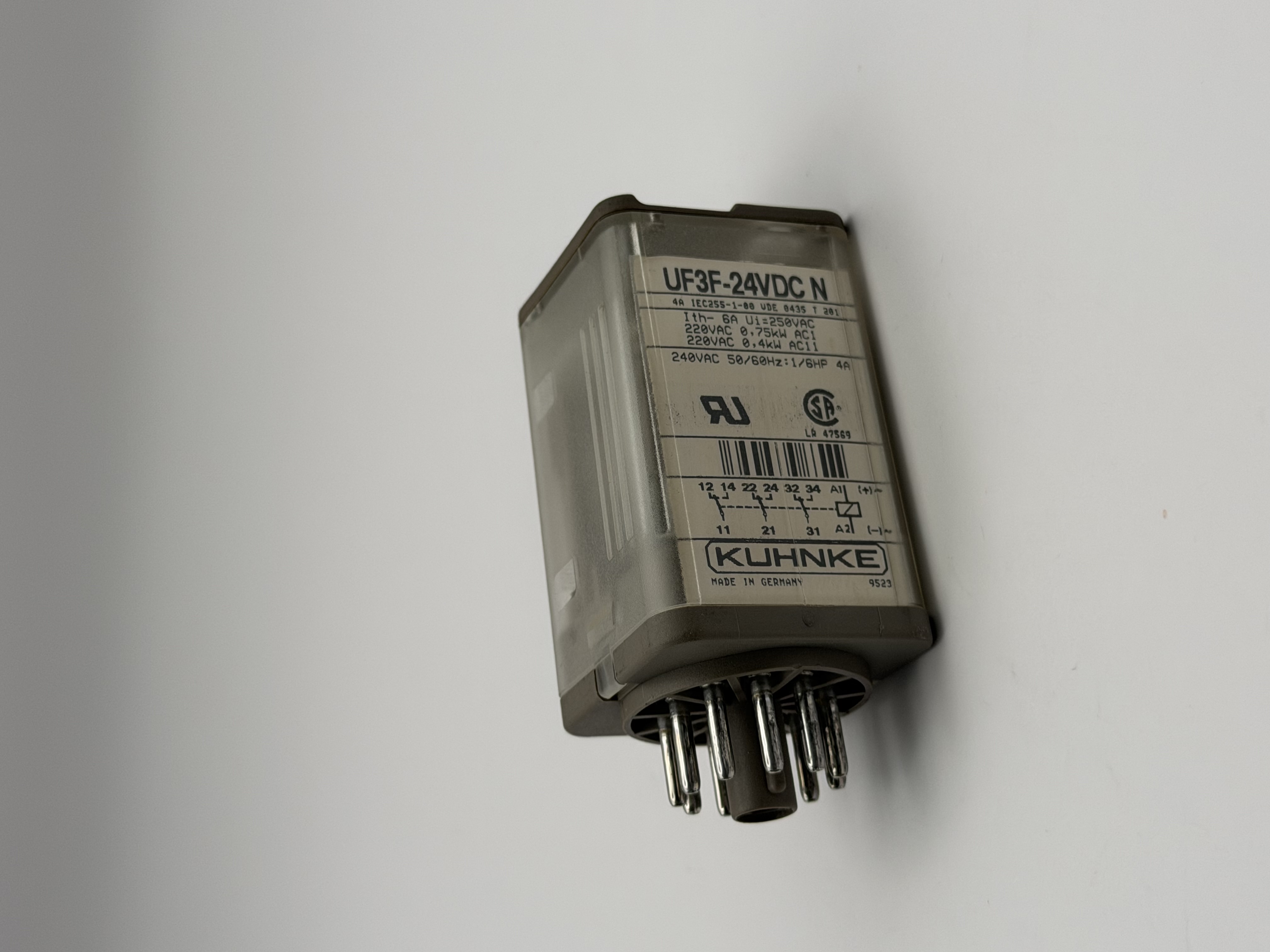 UF3F-24VDC N 24VDC 10A 3PDT 11-Pin Industrial Relay Germany