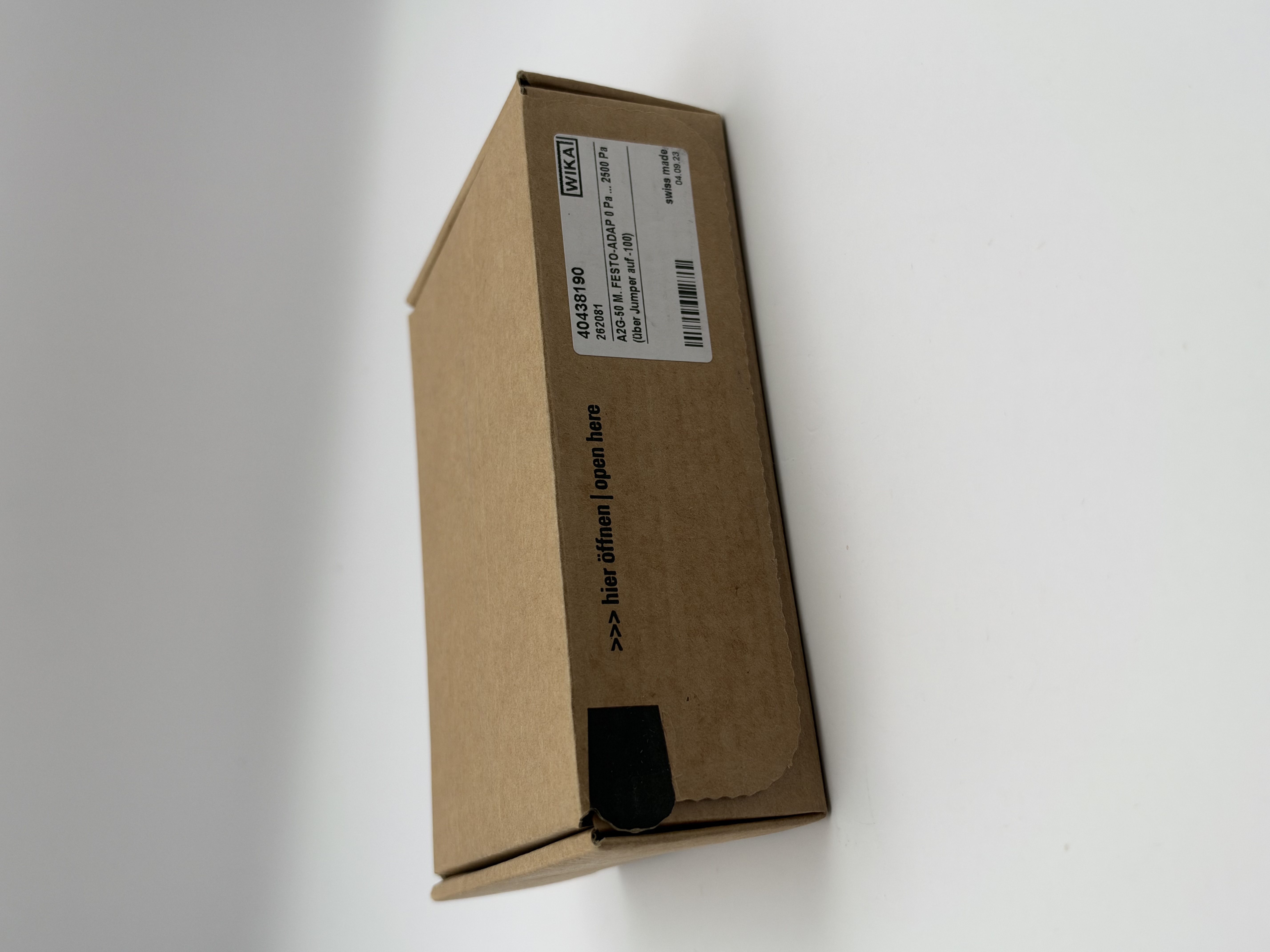 WIKA Air2guide A2G-50 Differential Pressure Sensor transmitter 2500 Pa