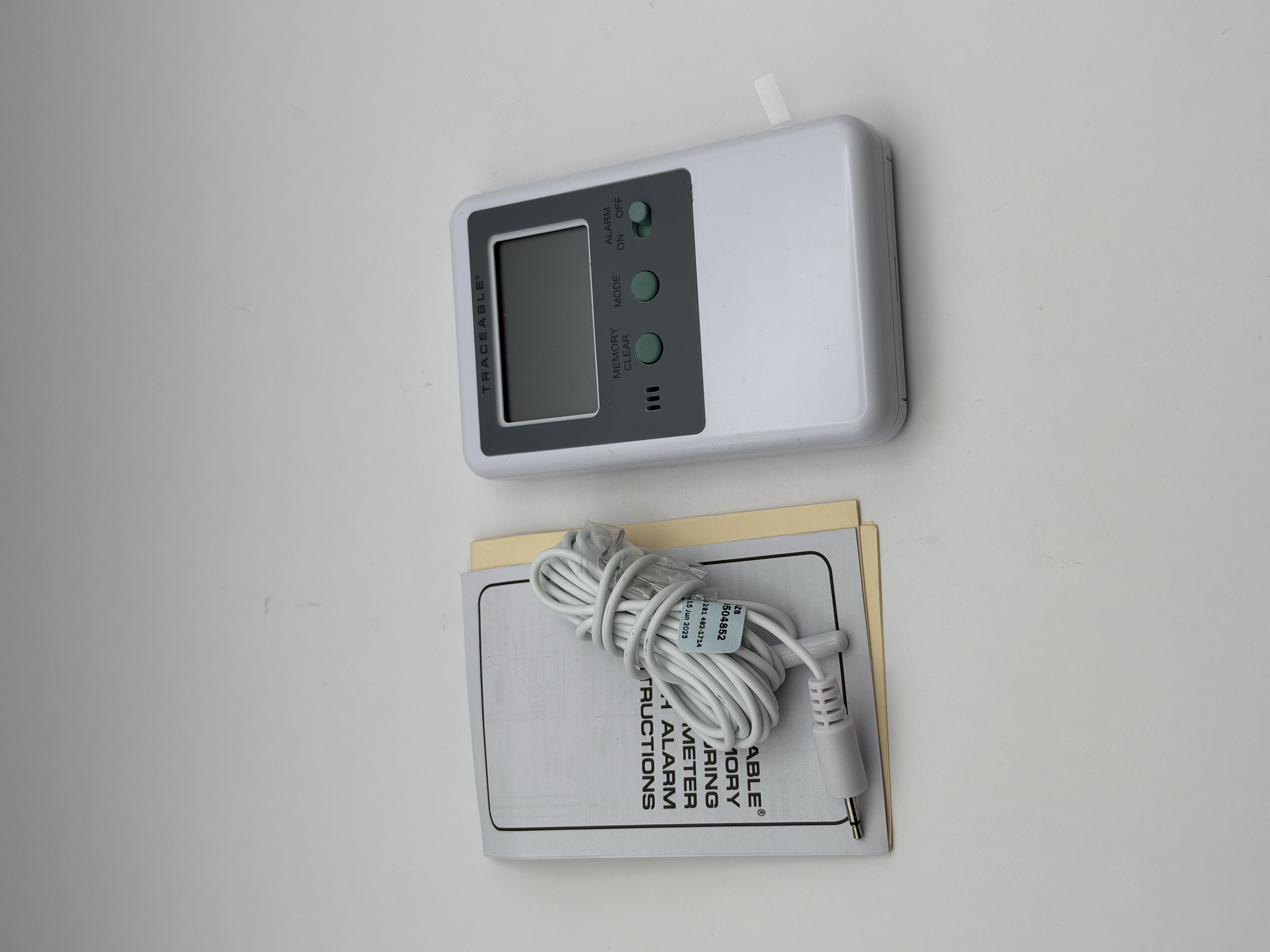 Traceable 4048-226 Memory Monitoring Thermometer Digital 6KDZ8