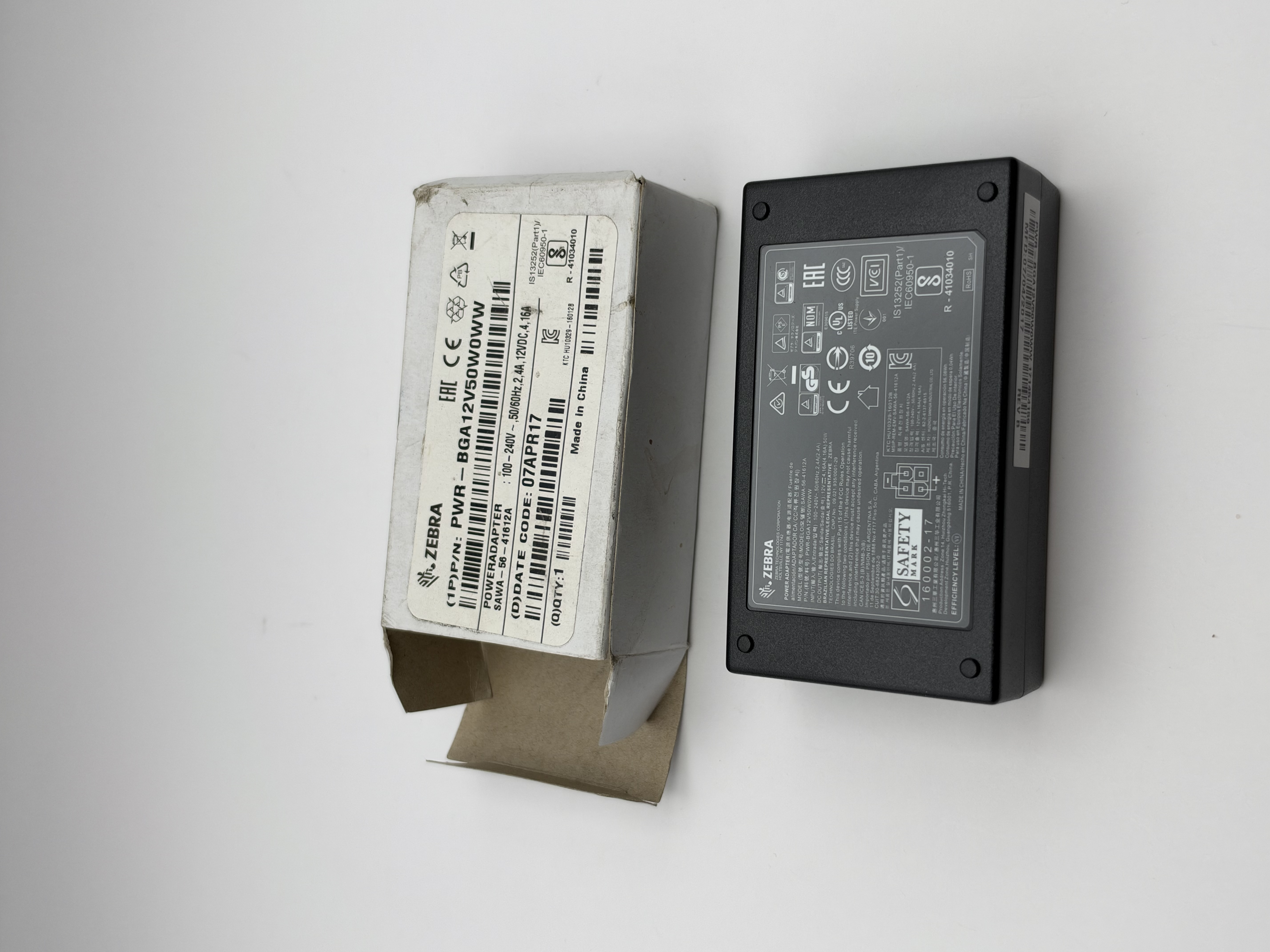 Zebra PWR-BGA12V50W0WW 50W Power Adapter