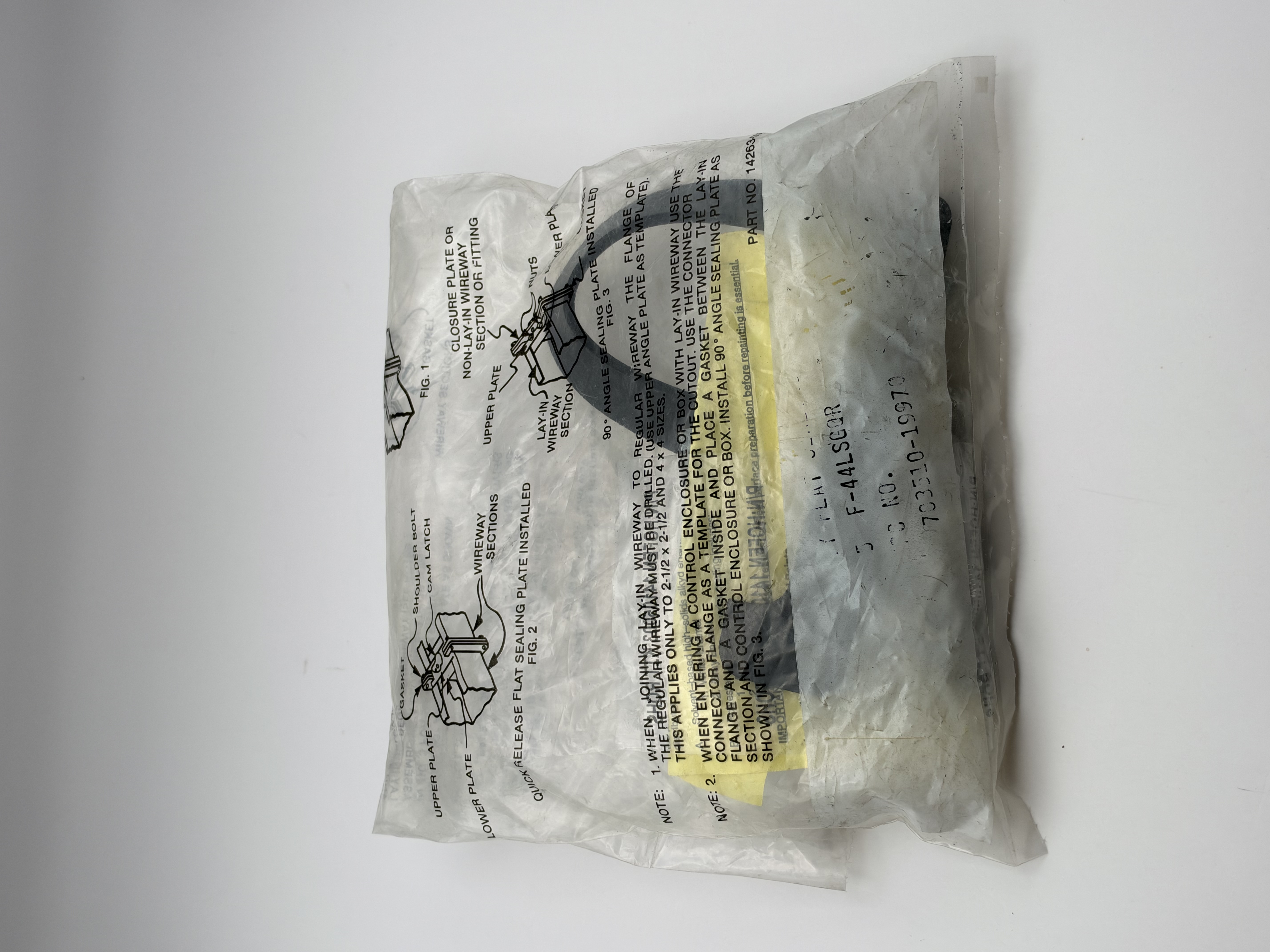 Hoffman F-44LSCQR Wireway Sealing Plate Connector Fitting Kit