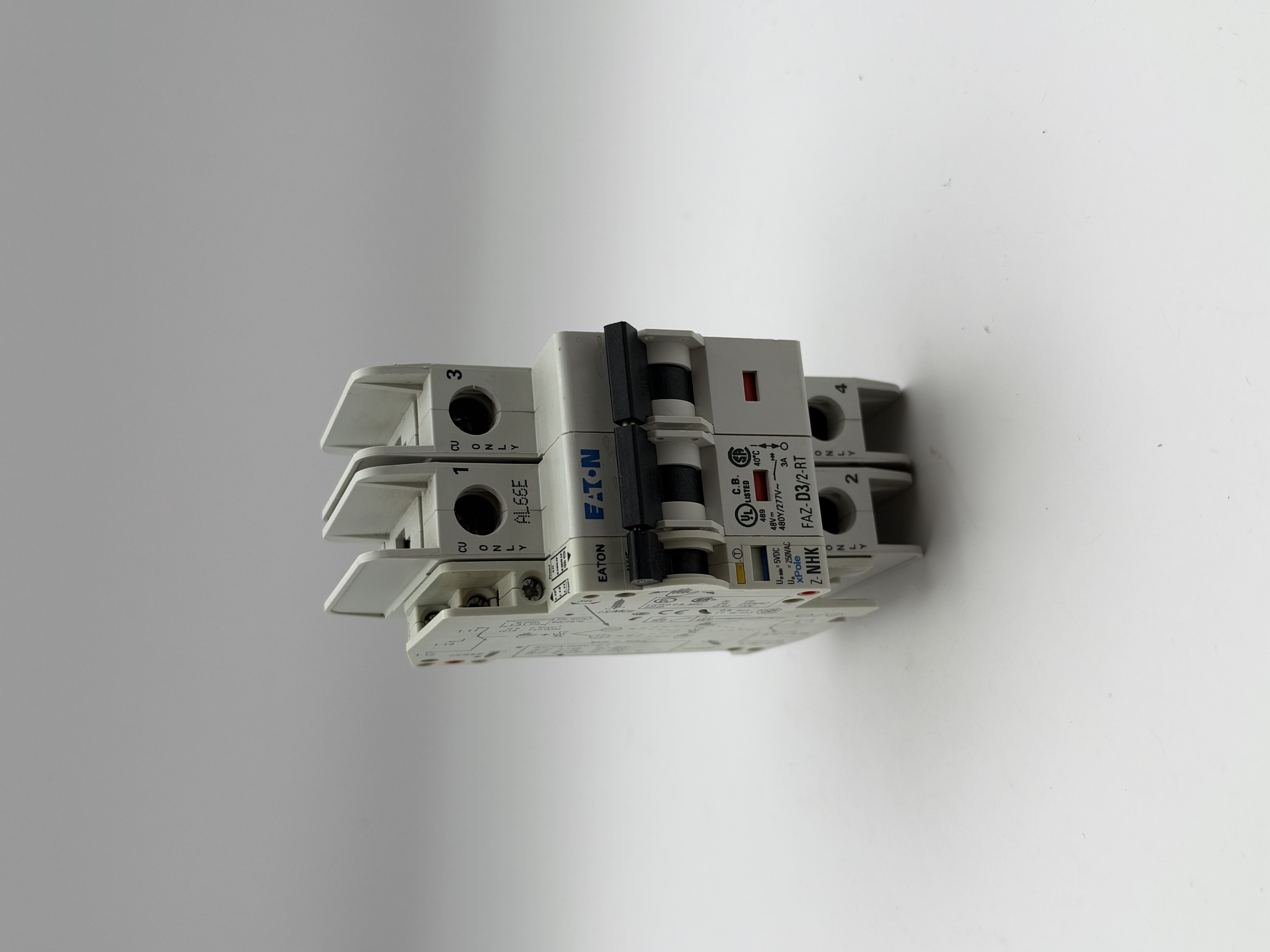 FAZ-D3/2-RT Z-NHK 3A 2-Pole Circuit Breaker Auxiliary Contact